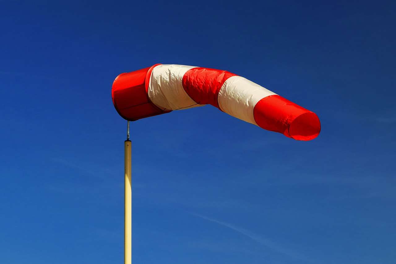 wind sock, airfield, heaven-2175767.jpg